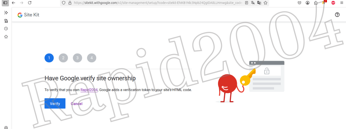 06. Google хоче переконатися, що ви є власником сайту